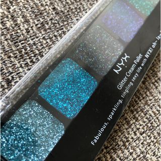 エヌワイエックス(NYX)の新品未使用★NYX5色グリッタークリームパレット(アイシャドウ)