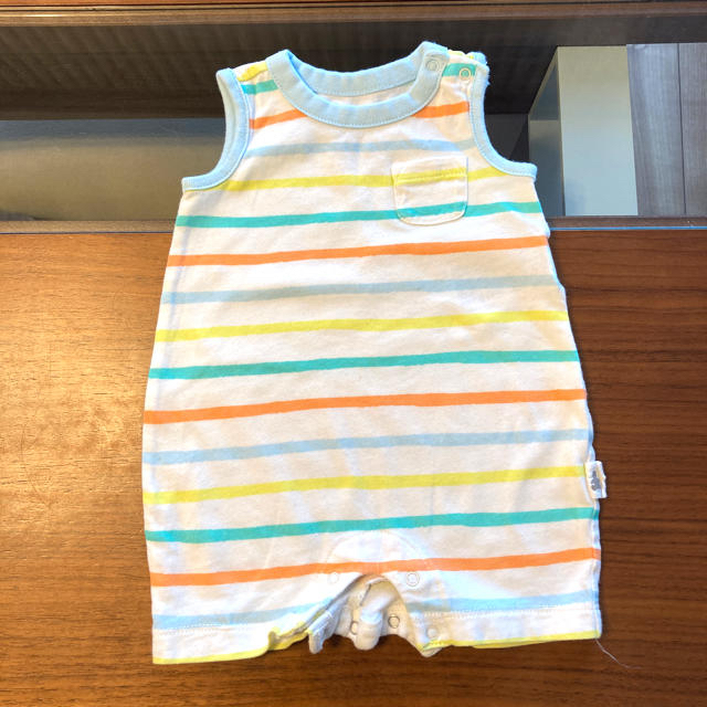 babyGAP(ベビーギャップ)のりんりん様専用【babyGAP】ショートオール　0-3monthsとセットアップ キッズ/ベビー/マタニティのベビー服(~85cm)(ロンパース)の商品写真