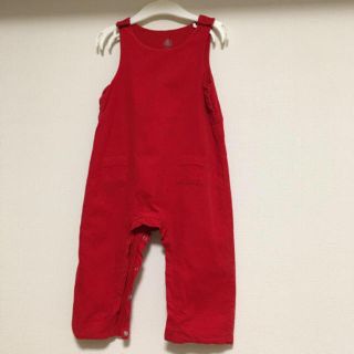 プチバトー(PETIT BATEAU)のプチバトーサロペット(ロンパース)