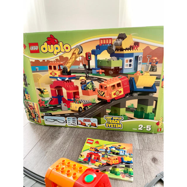 Lego   LEGO レゴ DUPLO デュプロ  電動電車とレールのセットの