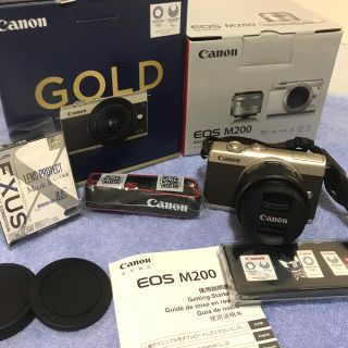 キヤノン(Canon)のCanon EOS M200 リミテッドゴールドキット(ミラーレス一眼)