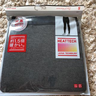 ユニクロ(UNIQLO)のユニクロ 極暖 ヒートテック　エクストラウォームタイツ　メンズ　S ダークグレー(レギンス/スパッツ)