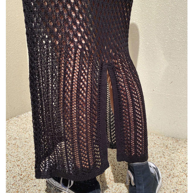 dholic(ディーホリック)のcepto ニットスカート レディースのスカート(ロングスカート)の商品写真