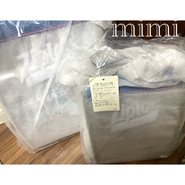 DEAN & DELUCA(ディーンアンドデルーカ)のZiploc×DEAN＆DELUCA×BEAMS  クーラーバッグ　２個セット レディースのバッグ(トートバッグ)の商品写真