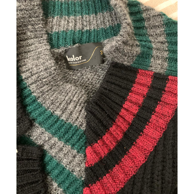 休日限定 kolor - kolor19awアシンメトリーニット ニット/セーター 休日限定 kolor - kolor19awアシンメトリーニット ニット/セーター