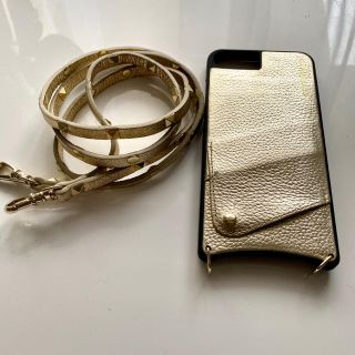 エストネーション(ESTNATION)のBANDOLIER バンドリヤー  SARAH  ゴールド(iPhoneケース)