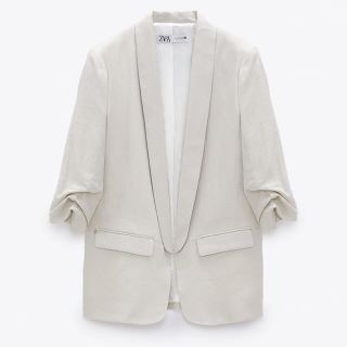 ザラ(ZARA)のZARA 新品　リネンブレザー(テーラードジャケット)