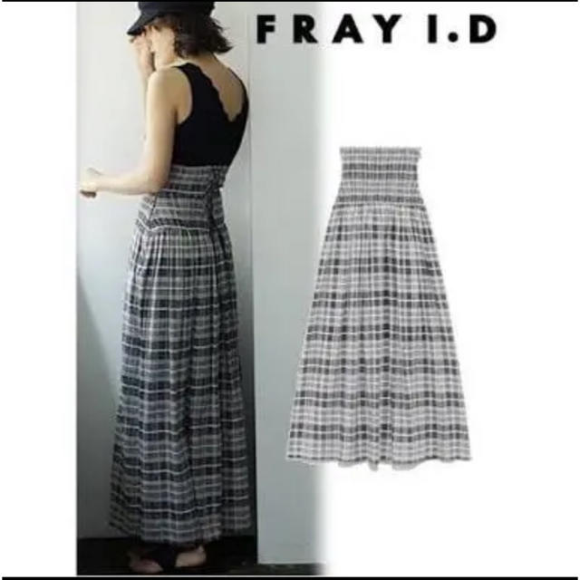 FRAY I.D(フレイアイディー)のfray idレ－スアップスカ－ト レディースのスカート(ロングスカート)の商品写真