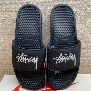 ステューシー(STUSSY)の送料込み 新品 ナイキ ベナッシ ステューシー 26 黒 ブラック(サンダル)