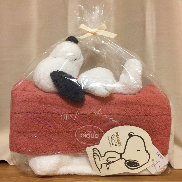 ★極美品　ジェラートピケ　スヌーピー　ティッシュケース snoopy