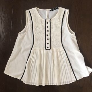 ザラ(ZARA)のZARAノースリーブブラウス(シャツ/ブラウス(半袖/袖なし))