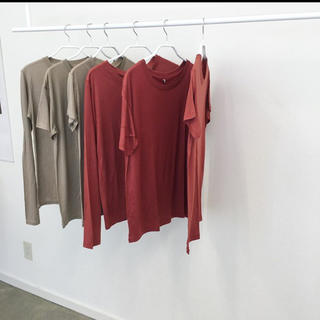 イエナ(IENA)のbaserange  ベースレンジのbamboo loose Tシャツ(Tシャツ(半袖/袖なし))