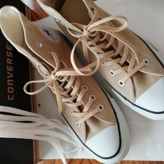 コンバース(CONVERSE)のコンバース　オールスター　ハイカット　ベージュ　25(スニーカー)