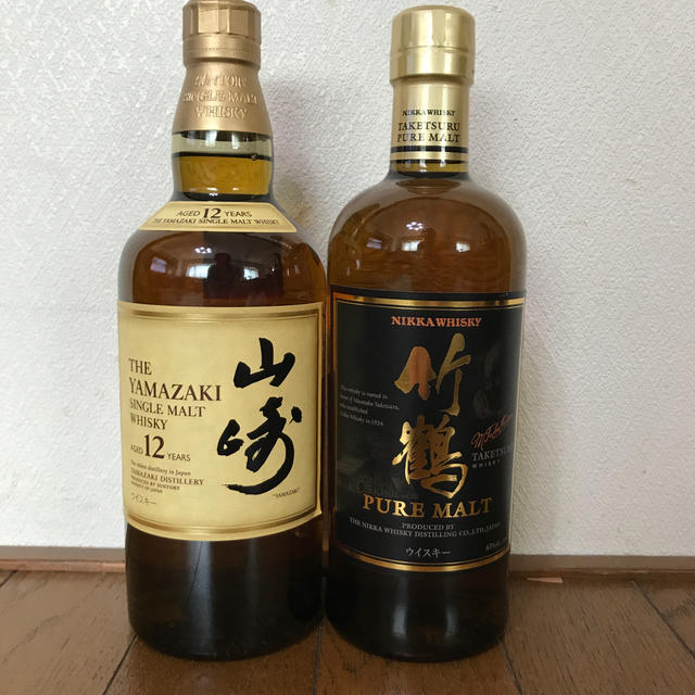 山崎12年 + 竹鶴 -