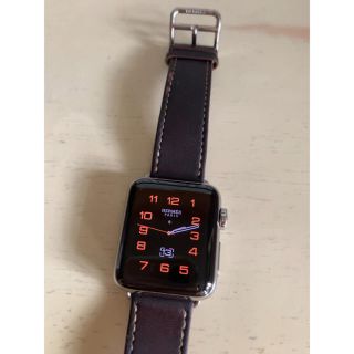 アップルウォッチ(Apple Watch)のりかさま専用★エルメス アップルウォッチ series3 38mm(腕時計)