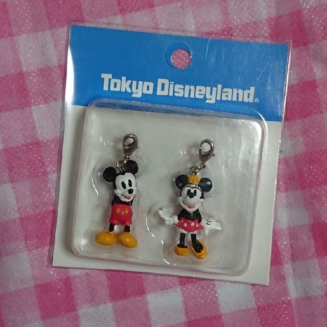 Disney(ディズニー)のミッキー&ミニー チャーム エンタメ/ホビーのおもちゃ/ぬいぐるみ(キャラクターグッズ)の商品写真