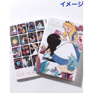 アフタヌーンティー(AfternoonTea)のALICE✖︎AfternoonTea A6ノート 2冊(ノート/メモ帳/ふせん)