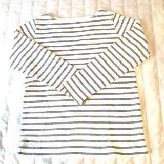 ムジルシリョウヒン(MUJI (無印良品))の無印良品　ボーダーカットソー(Tシャツ/カットソー(七分/長袖))