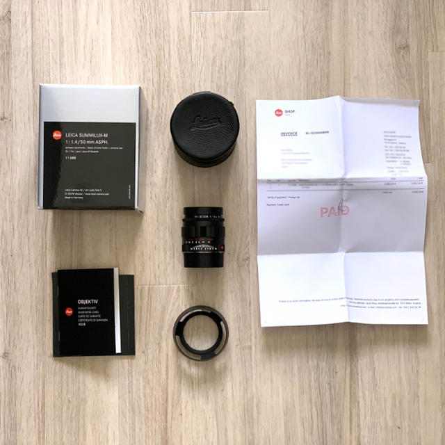 高品質の人気 - LEICA ntadashiさま専用：Leica F1.4 M50mm Summilux レンズ(単焦点)