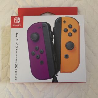 【新品】Nintendo JOY-CON ネオンパープル/ネオンオレンジ(その他)