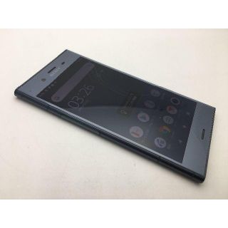 ソニー(SONY)のSIMフリー au XPERIA XZ1 SOV36 ブルー◆美品◆303(スマートフォン本体)