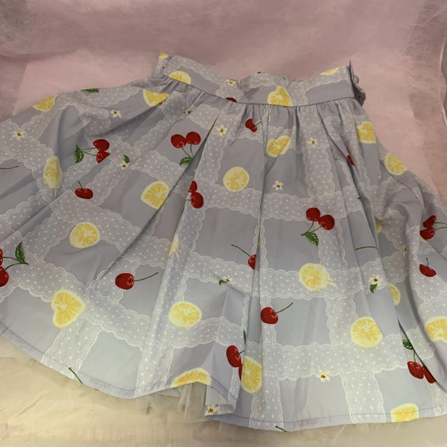 Ank Rouge(アンクルージュ)の【アンクルージュ】LacyLemon ウエストリボンスカート レディースのスカート(ひざ丈スカート)の商品写真