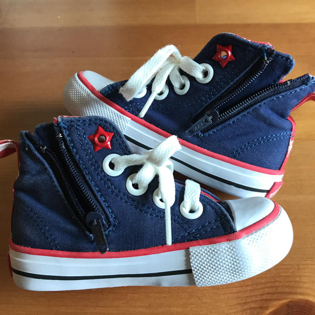 VANS(ヴァンズ)のVANSハイカット スニーカー14cm キッズ/ベビー/マタニティのベビー靴/シューズ(~14cm)(スニーカー)の商品写真