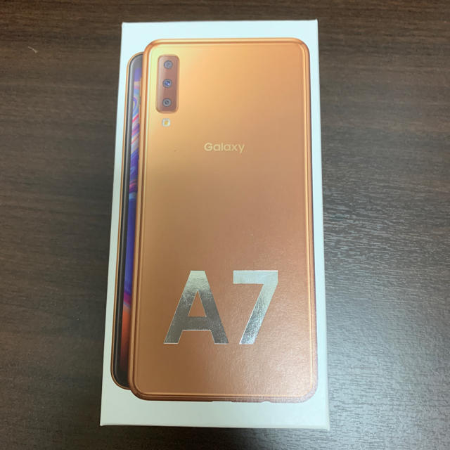 GALAXY a7 本体 ゴールド 新品未使用 GALAXYa7