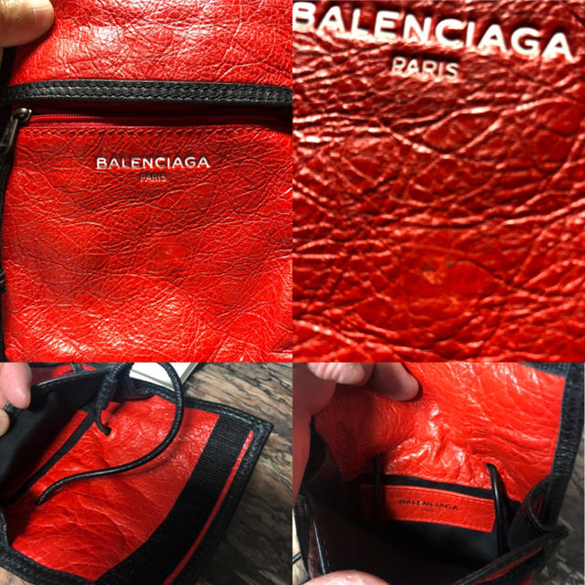 バレンシアガ BALENCIAGA ショルダーバッグ 革ポーチストラップ