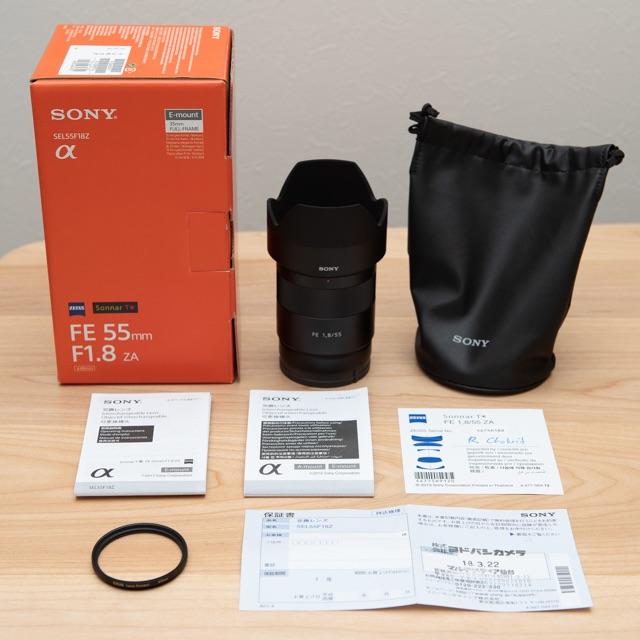 【美品】Sonnar T* FE 55mm F1.8 ZA SEL55F18Z