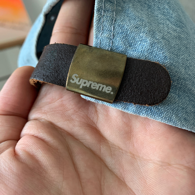 Supreme Washed Chambray SLogo6-Panelcap