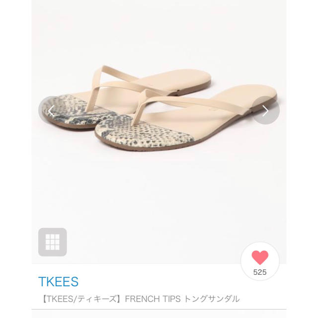 TKEES/ティキーズ】FRENCH TIPS トングサンダル