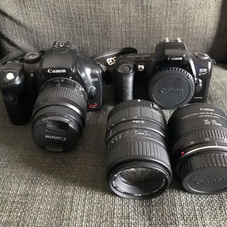 キヤノン(Canon)のCanon 一眼レフ　本体×2,レンズ×3(デジタル一眼)