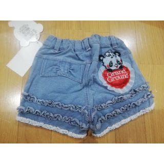 グラグラ(GrandGround)の新品　グラグラ　デニムショートパンツ　女の子　90　ショートパンツ(パンツ/スパッツ)