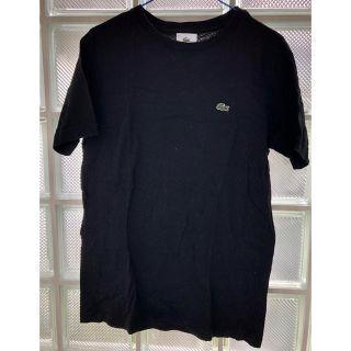 ラコステ(LACOSTE)のラコステ Tシャツ ブラック サイズ4 送料無料(Tシャツ(半袖/袖なし))