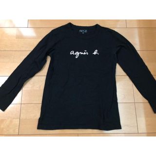 アニエスベー(agnes b.)のアニエスベー  丸首　ロンT ブラック(Tシャツ(長袖/七分))