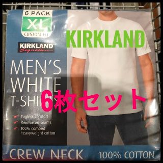 コストコ(コストコ)のコストコ　KIRKLAND　カークランド　白　tシャツ　XLサイズ　6枚セット(Tシャツ/カットソー(半袖/袖なし))