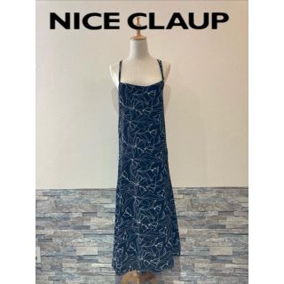 ナイスクラップ(NICE CLAUP)のNICE CLAUP サロペット スカート ロング ワンピース 新品未使用(ロングワンピース/マキシワンピース)