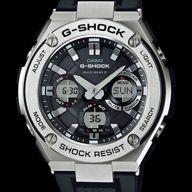 CASIO(カシオ)の新品 G-SHOCK Gショック GST-W110-1AJF  電波ソーラー メンズの時計(腕時計(アナログ))の商品写真