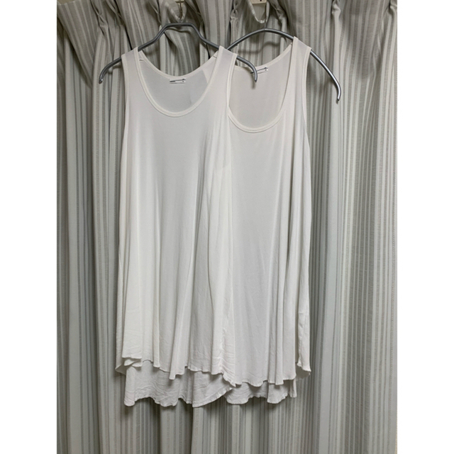 17ss 完売 ロングタンク ホワイト ラッドミュージシャン - タンクトップ