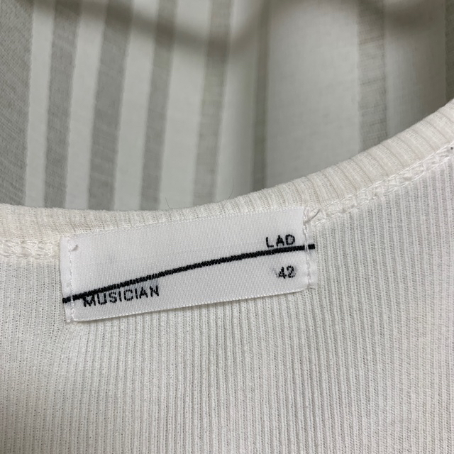 17ss 完売 ロングタンク ホワイト ラッドミュージシャン - タンクトップ
