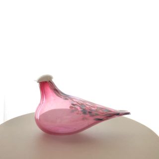 イッタラ(iittala)のMuulra Tilhi Waxwing ピンク バード 箱あり 北欧 (置物)