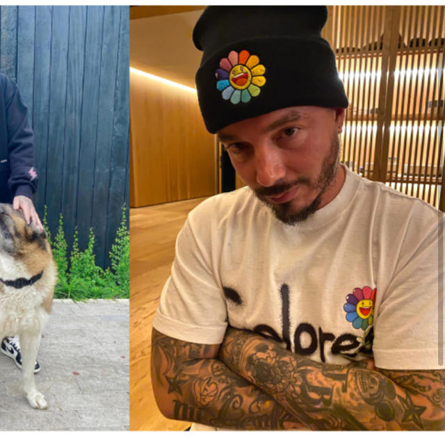 J Balvin x Takashi Murakami RAINBOW ビーニー メンズの帽子(ニット帽/ビーニー)の商品写真