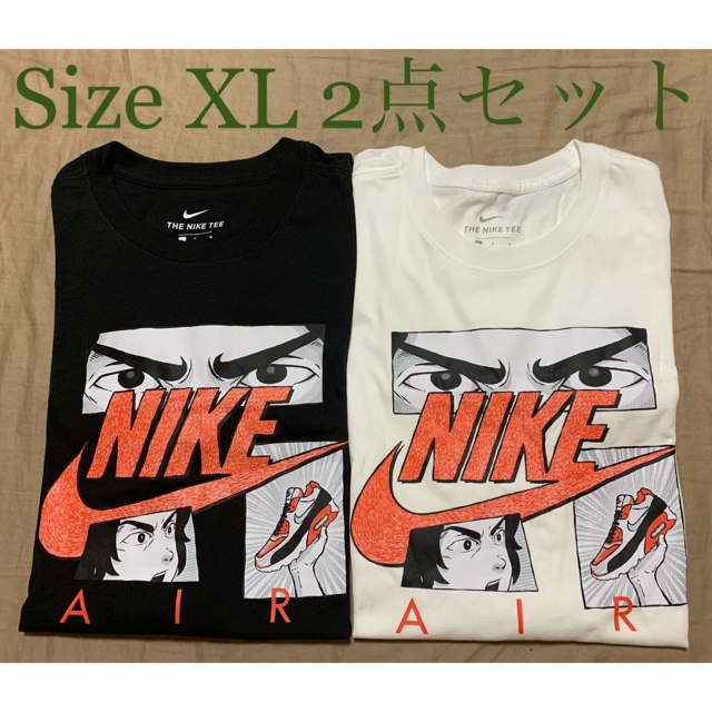 [新品] ナイキ マンガ プリント メンズ Tシャツ 2枚セット