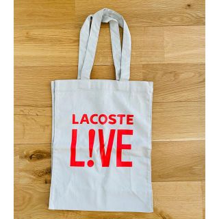 ラコステライブ(LACOSTE L!VE)のエコバッグ　キャンバスエコバッグ　LACOSTEL!VEラコステライブ　(エコバッグ)