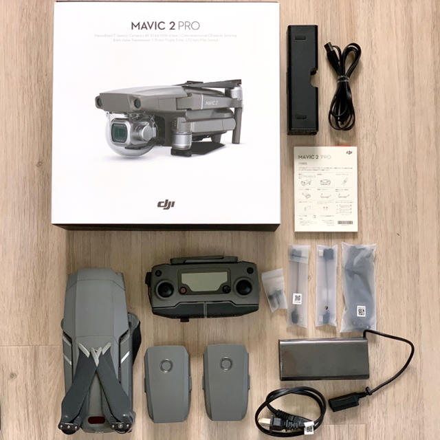 DJI Mavic 2 Pro + 予備バッテリー2pcs + 充電ハブ