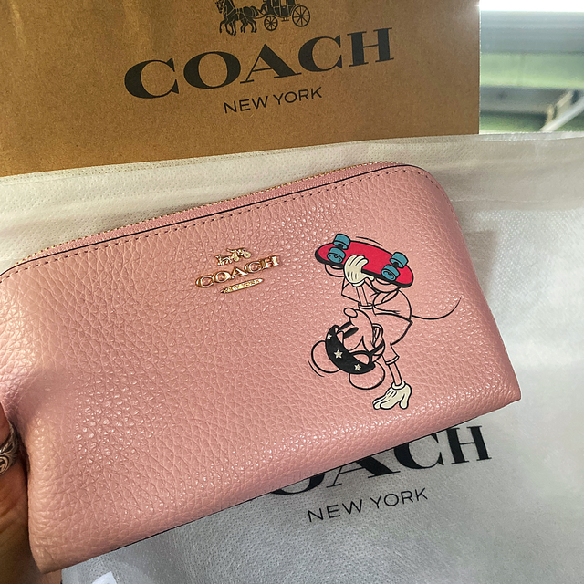 Coach ディズニー コーチ コラボ ミッキー スケボー ポーチの通販 By Eimえいむeim S Shop コーチ ならラクマ