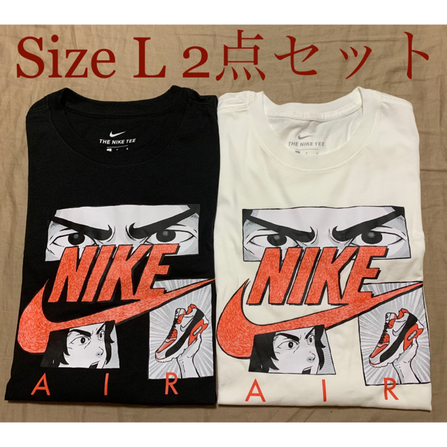 [新品] ナイキ マンガ プリント メンズ Tシャツ 2枚セットTシャツ/カットソー(半袖/袖なし)