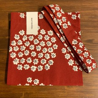 マリメッコ(marimekko)のマリメッコ　トートバッグ　エコバッグ　プケッティ　レッド　新品未使用(トートバッグ)