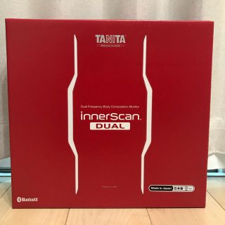 タニタ(TANITA)のTANITA RD-908-RD インナースキャンデュアル：レッド(体重計/体脂肪計)